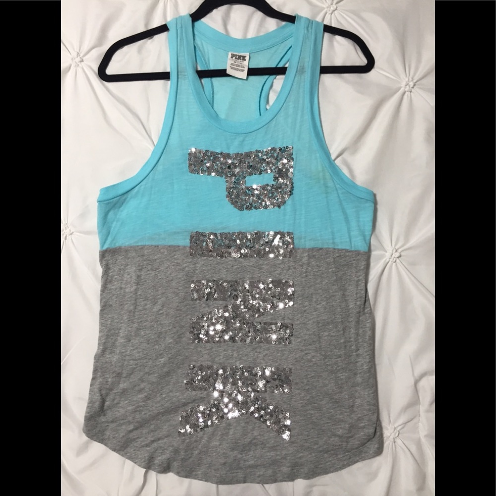 PINK racerback tank top